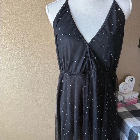princess polly baby blue dress Retro nights, timeless vibes  This chic black dress with sheer sleeves  is giving elegance, curves & confidence  From sunset strolls to  late-night momentsshe's unforgettable  curvysense.com #CurvySense  #CurvyDolls #PlusSize #PlusFashion